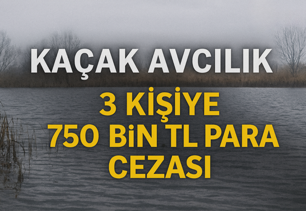 Şok Cihazlı Kaçak Avcılara 750 Bin TL Ceza