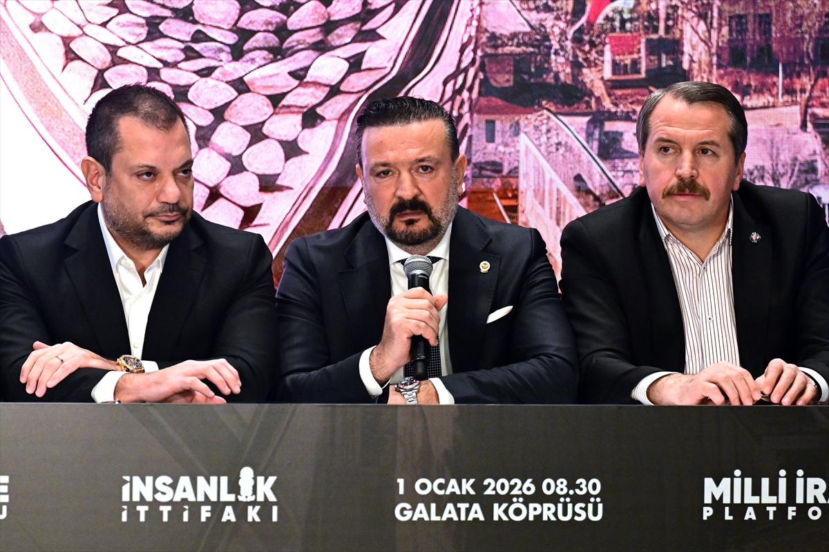 Galata Köprüsü'nde 1 Ocak'ta düzenlenecek Filistin eylemi için ortak çağrı Galata Köprüsü'nde 1 Ocak'ta düzenlenecek Filistin eylemi için ortak çağrı