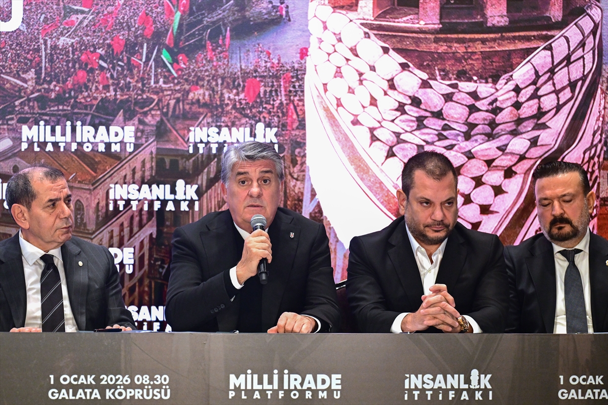 Galata Köprüsü'nde 1 Ocak'ta düzenlenecek Filistin eylemi için ortak çağrı Galata Köprüsü'nde 1 Ocak'ta düzenlenecek Filistin eylemi için ortak çağrı