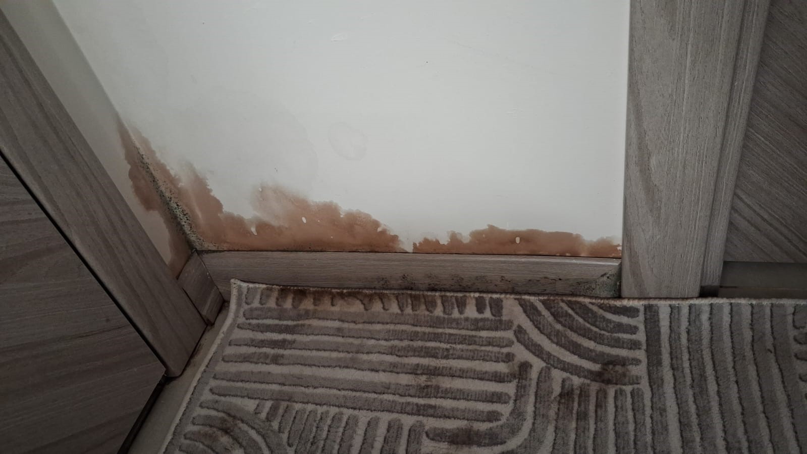 Apartman dairelerinin her yerinden su sızmaya başladı
