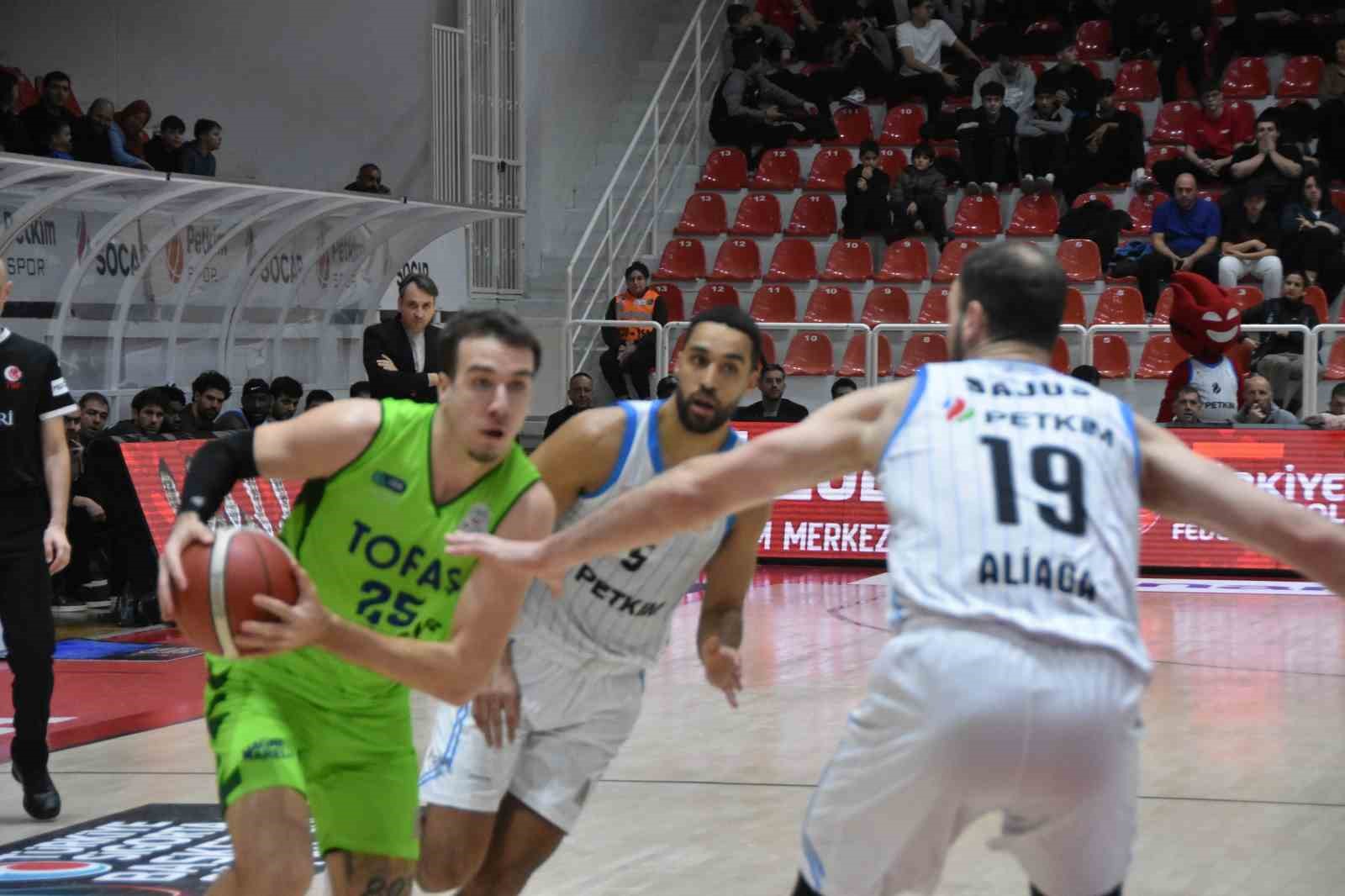 Basketbol Süper Ligi: Aliağa Petkimspor: 76 - TOFAŞ: 82
