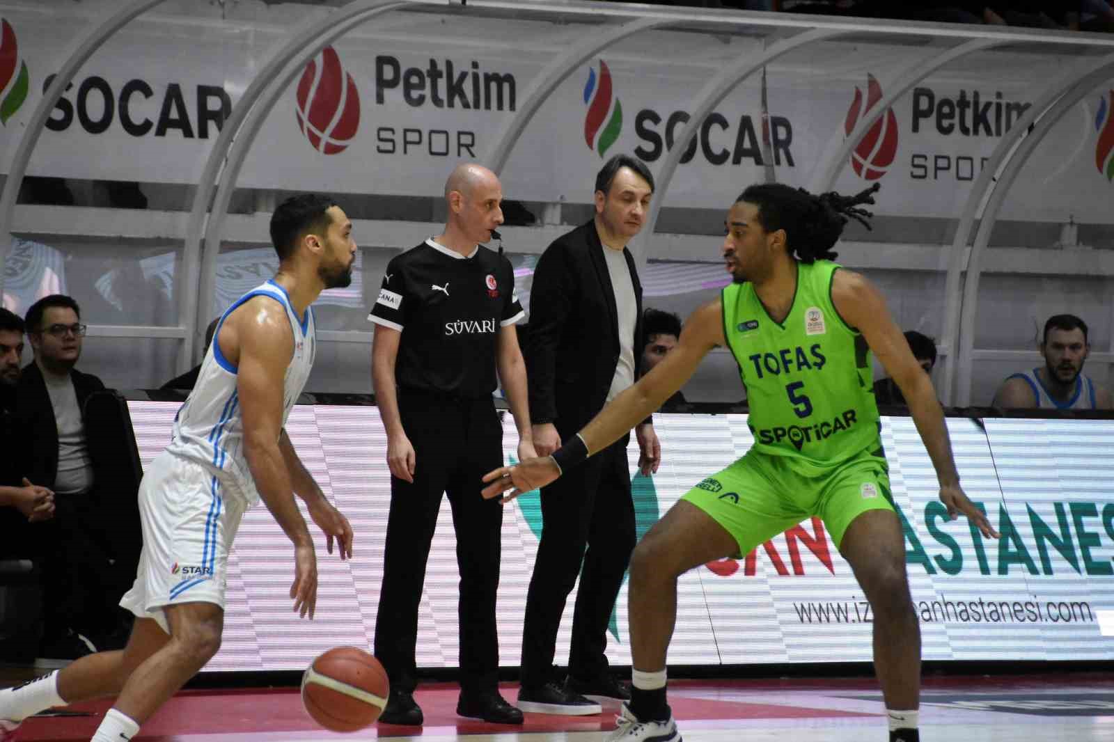 Basketbol Süper Ligi: Aliağa Petkimspor: 76 - TOFAŞ: 82
