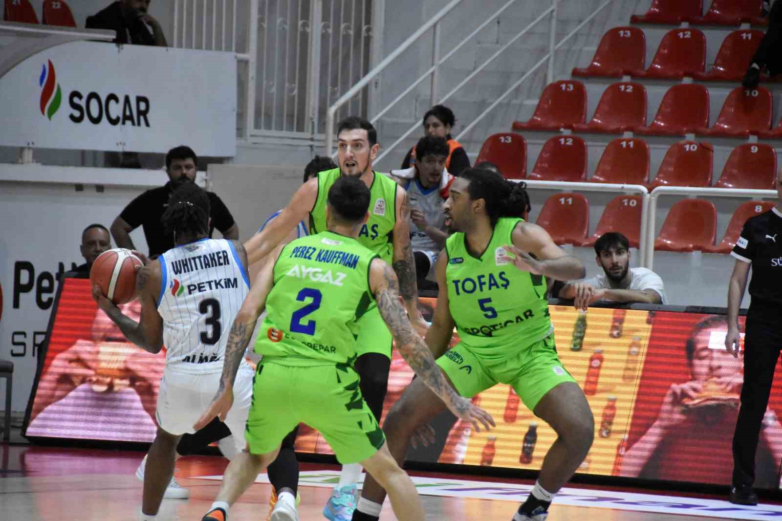 Basketbol Süper Ligi: Aliağa Petkimspor: 76 - TOFAŞ: 82
