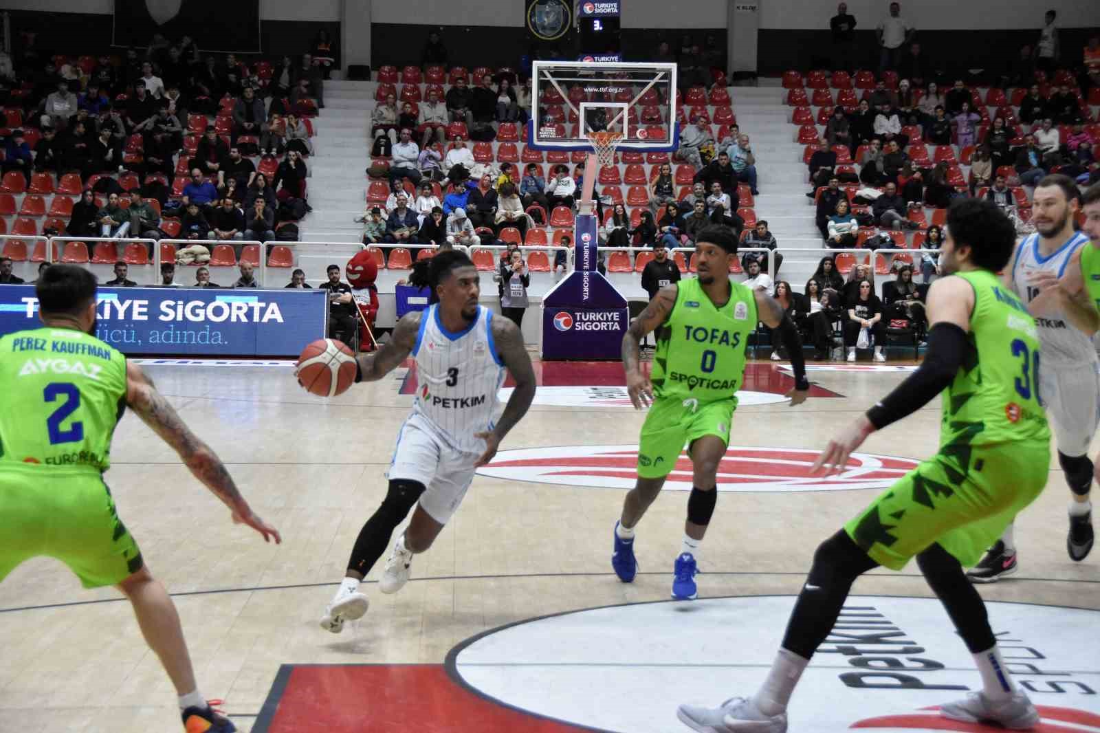 Basketbol Süper Ligi: Aliağa Petkimspor: 76 - TOFAŞ: 82
