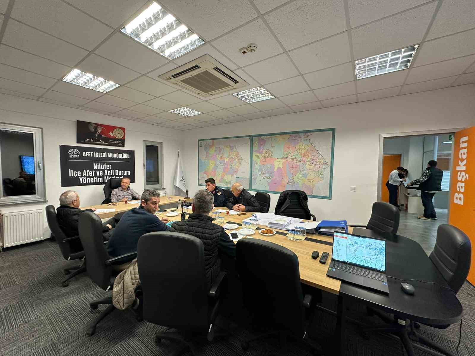 Nilüfer’de afetlere karşı hazırlık tatbikatı

