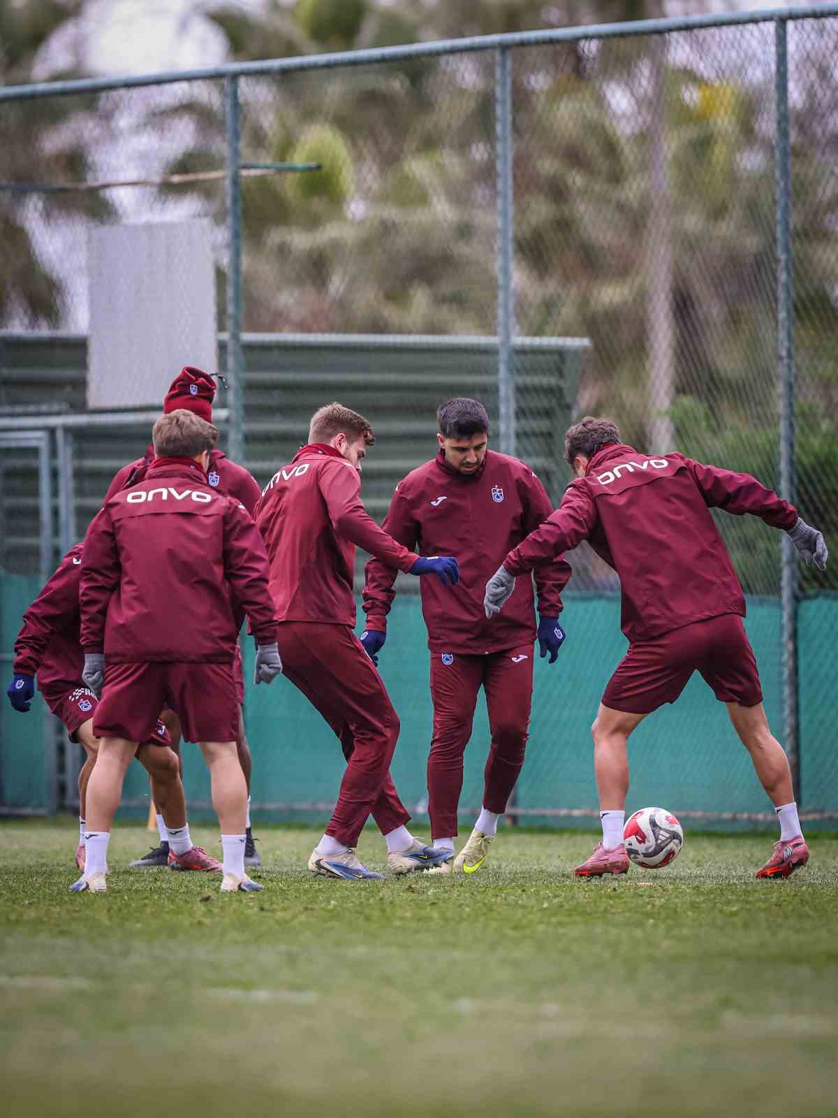 Trabzonspor kupa hazırlıklarını sürdürdü
