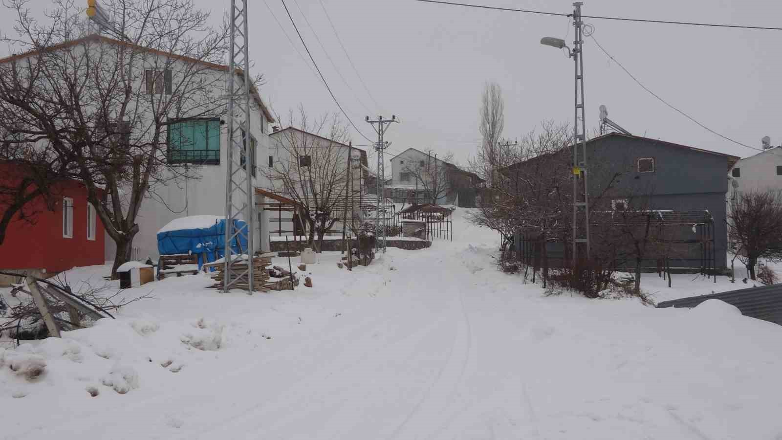 Yaklaşık 2 bin nüfuslu köyde kışın sadece bir aile yaşıyor
