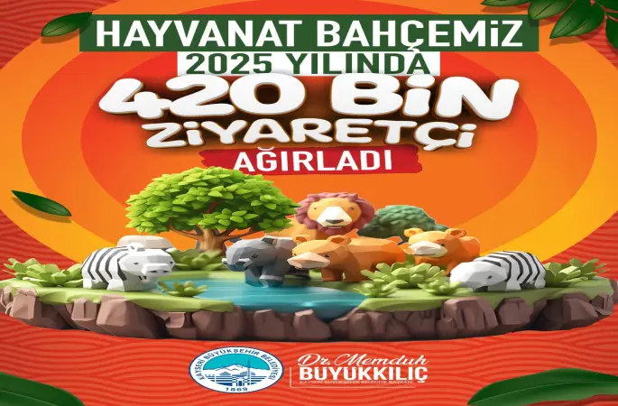 Bin 308 hayvana yuva olan hayvanat bahçesi; 420 bin ziyaretçiyi misafir etti