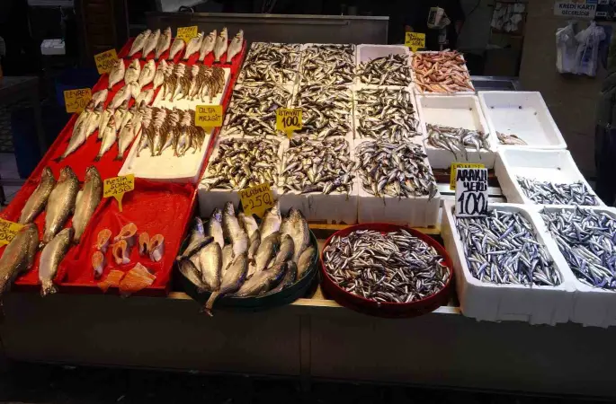 Denizdeki fırtına avını etkilese de balık fiyatlarını etkilemedi
