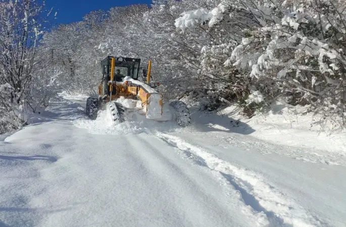 Ordu’da karla mücadele: 3 günde toplam 18 bin km yol ulaşıma açıldı