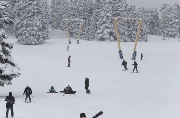 Uludağ’da kar kalınlığı 95 santimetreye ulaştı
